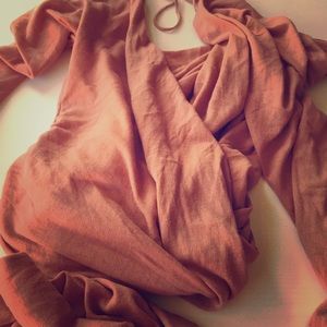 Dusty rose multi-way cardigan [moda international]